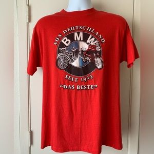 Vintage BMW TShirt 1981 New Old Stock “Das Beste” German “ The Best Since 1923”